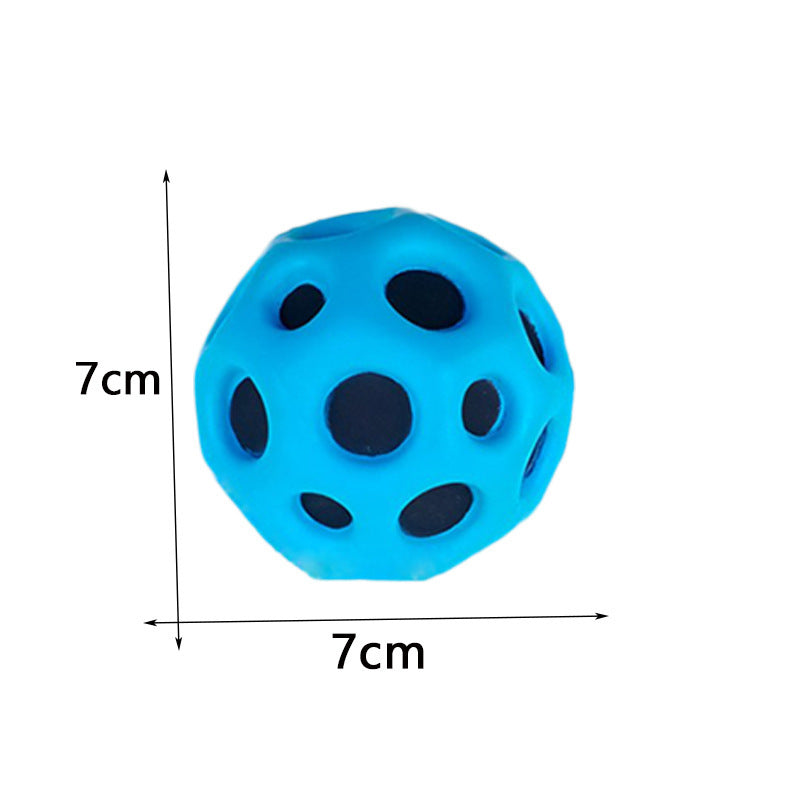 Cross-border Product Holed Balls Foam Solid Elastic Ball Parent-child Interaction Toys