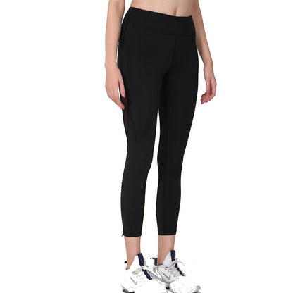 New Spring Yoga Pants Women&#039;s Hip-lifting Sports Fitness Wear Slimming Tight High Waist Foot Cropped Pants