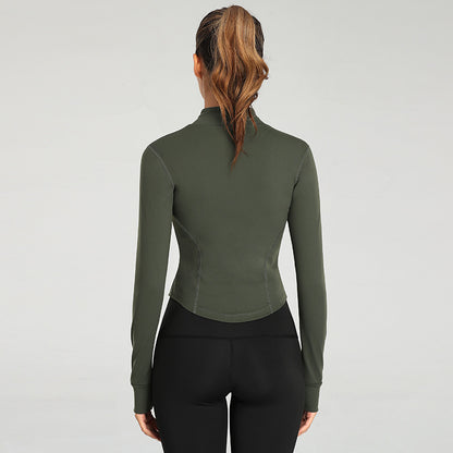 New Stand Collar Slim Fit Yoga Jacket